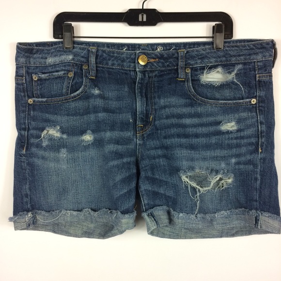 American Eagle Outfitters Pants - American Eagle Distressed Jean Shorts Size 14